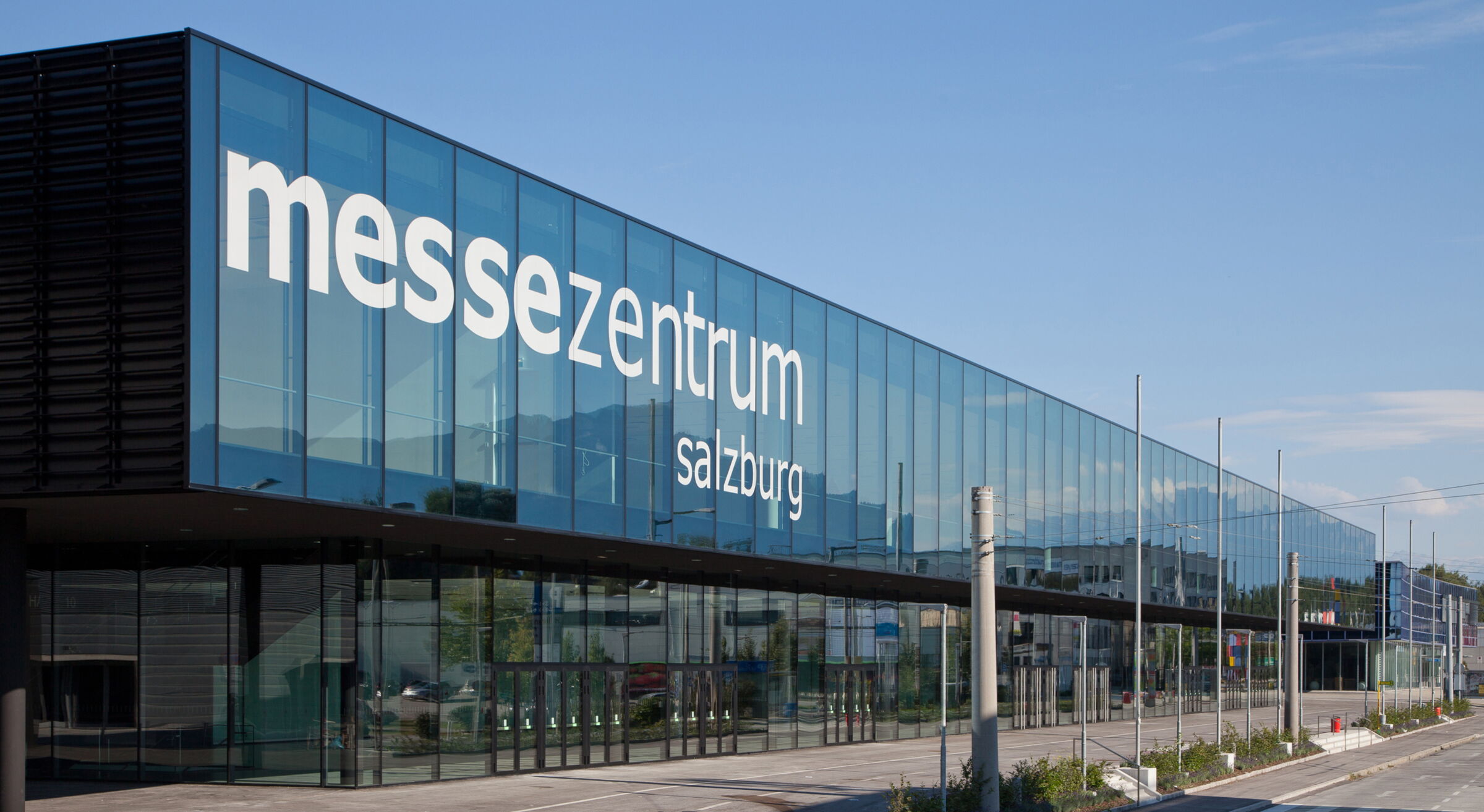 Das Messezentrum Gebäude der Stadt Salzburg © Christof Reich
