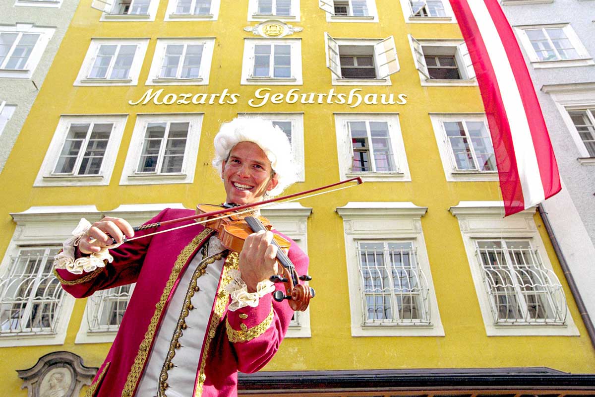 Birthplace of W. A. Mozart in Salzburg