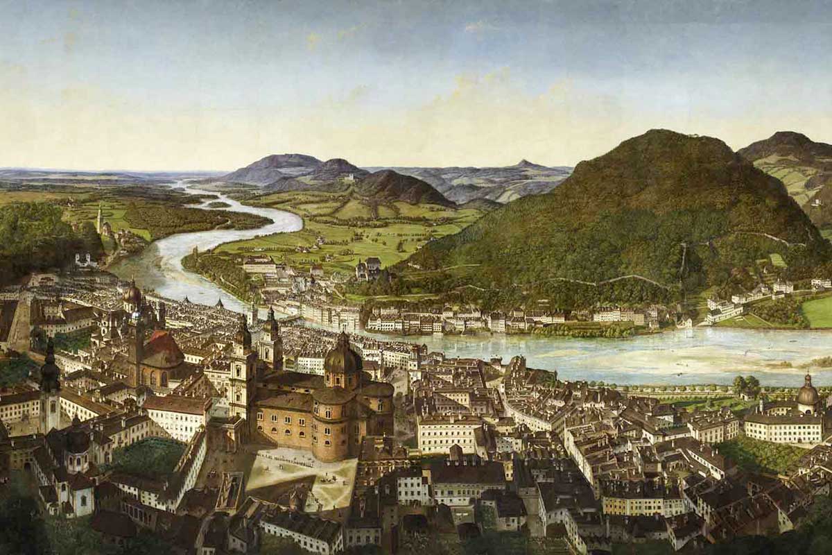 Sattler-Panorma of the City of Salzburg